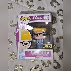 5 For $25✨️ Disney Cinderella Funko Pop 157 Hot Topic Exclusive Figure